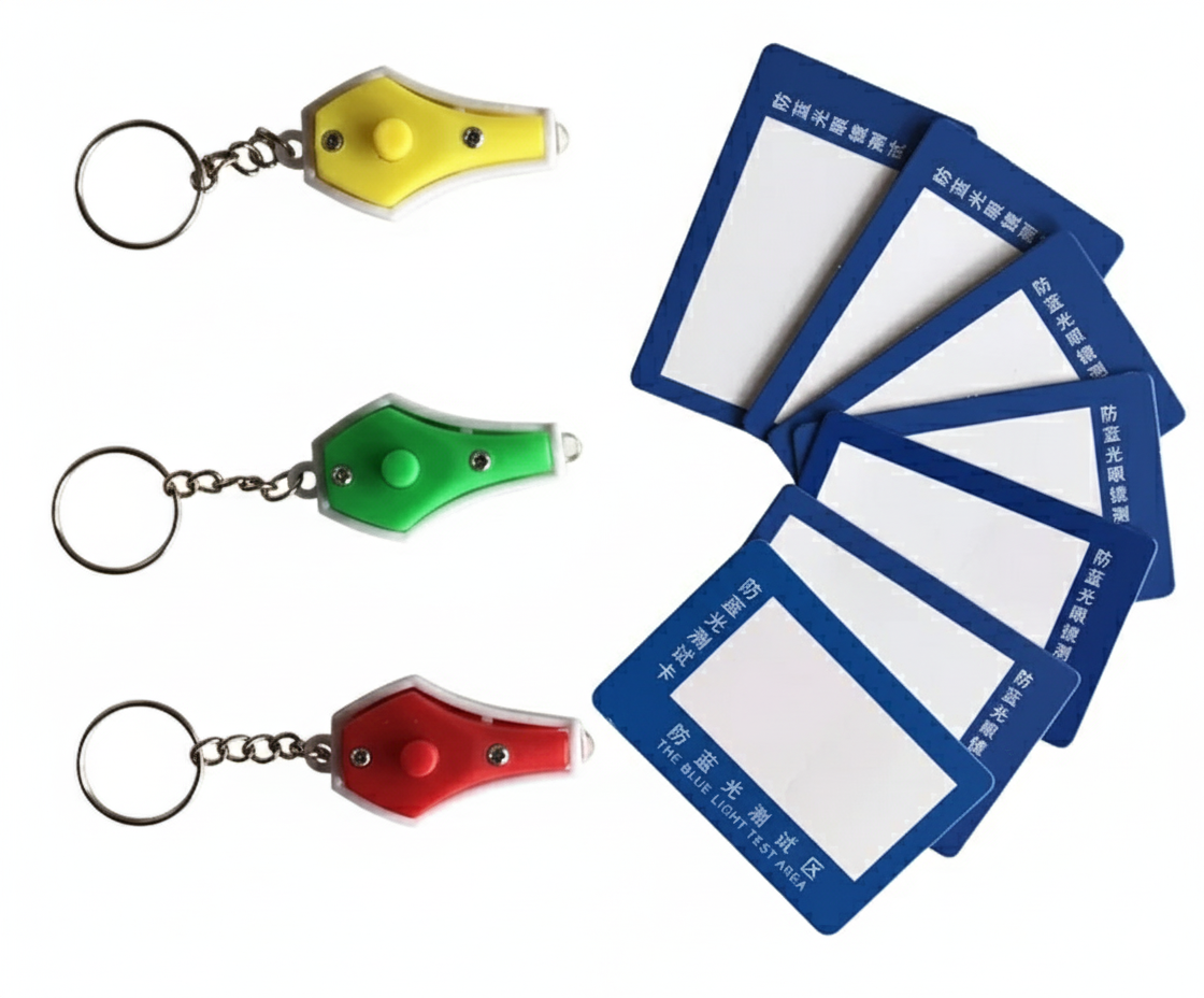 LodyMood™ Mavi Işık Test Lazer Kalemi ve Test Kartı