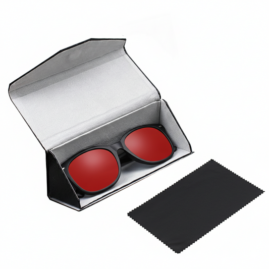 LodyMood™ Mıknatıslı Gözlük Kutusu ve Mikrofiber Gözlük Bezi